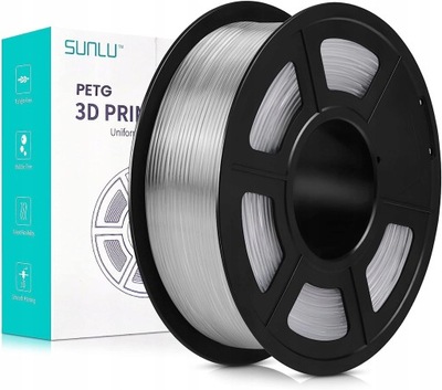 Filament PETG 1.75mm Transparent 1 kg