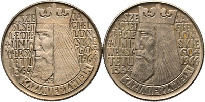 PRL, 2 x 10 złotych 1964, Kazimierz Wielki