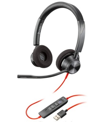 Poly Blackwire 3320 USB-A MS zestaw słuchawkowy