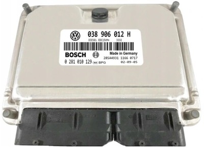 КОМПЬЮТЕР ECU AUDI 038906012H 0281010129 IMMO OFF