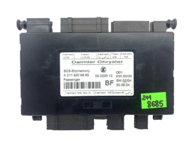 Mercedes w211 w219 модуль scs a2118208685 пам'яті фото №1