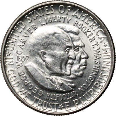 USA, 1/2 dolara 1952, B.T. Washington, G.W. Carver