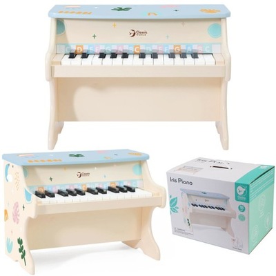 PIANINKO MUZYCZNE DLA DZIECI PIANINO NAUKA GRY Z KSIĄŻECZKĄ CLASSIC WORLD