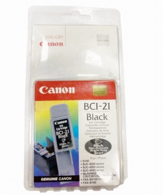 CANON TUSZ ORYGINALNY BCI-21 CZARNY