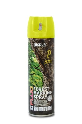 Farba do znakowania w spray-u FLUO FOREST żółty