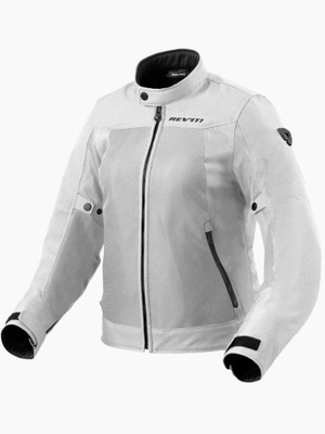 CHAQUETA MOTOCICLETA DAMSKA REV'IT! ECLIPSE 2 LADIES PLATEADA TAMAÑO 38  