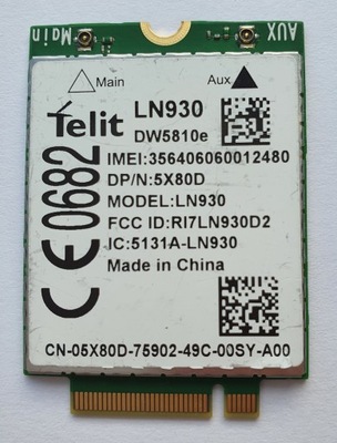 Karta Modem Wi-Fi Telit LN930 DW5810e