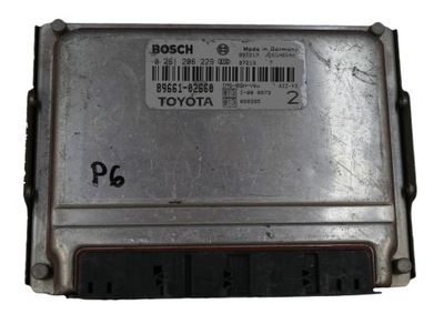 Блок керування toyota corolla 89661-02660 0261206229 фото №1
