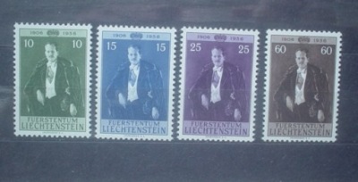 seria Mi 348 - 351 ** LIECHTENSTEIN FRANZ JOSEF