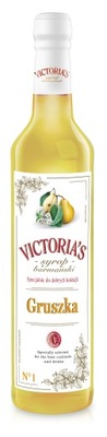 Syrop barmański Victoria's gruszkowy 490 ml