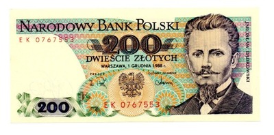 200 zł. 1988r. Ser.EK stan 1