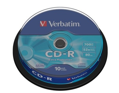 Płyty CD-R Verbatim Extra Protection 10szt