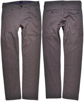 LEE spodnie REGULAR grey CHINO SLIM _ W30 L32
