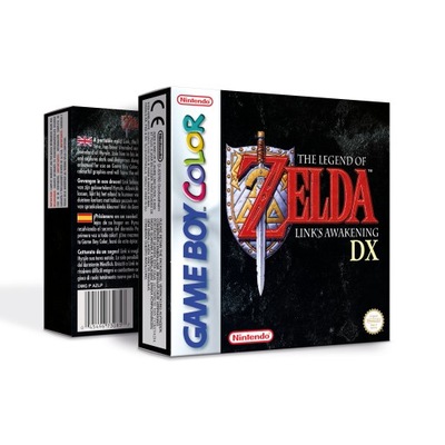 Legend Of Zelda Links Awakening DX Opakowanie Gameboy Wersja EU