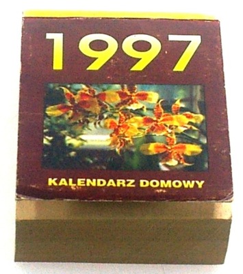 KALENDARZ DOMOWY 1997 ZDZIERAK