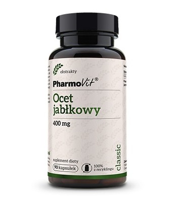 PharmoVit Ocet Jabłkowy 200mg 90kaps