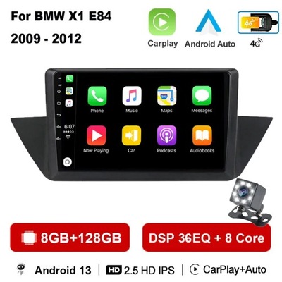 NAWIGATOR GPS ANDROID 13 RADIO DE AUTOMÓVIL PARA BMW X1 E84 2009-2012 ANDROID CARPLAY  