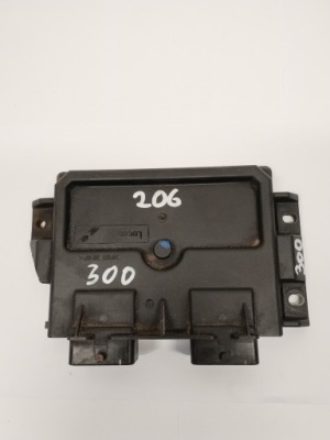Бортовой компьютер блок управления двигателя peugeot 206 9648201580 фото №1