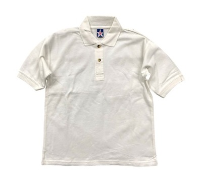 POLO bluzka koszulka bawełna BIAŁA PIQUE *152-158
