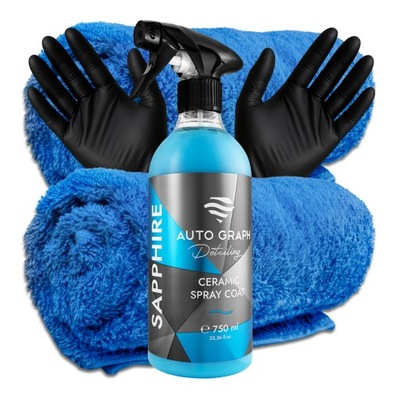 AUTO GRAPH SAPPHIRE 750ml Ceramiczny spray quick detailer z SiO2 do lakieru