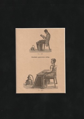 Łaźnia parowa stóp - ok. 1900 - passe-partout