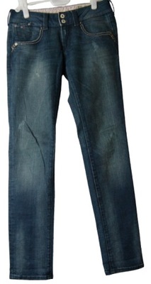 HILFIGER SONORA SKINNY W28 L32 jeansy z elastanem