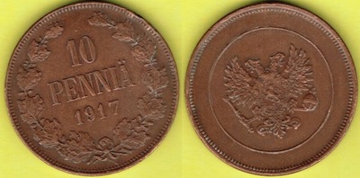 Finlandia 10 Pennia 1917 r.