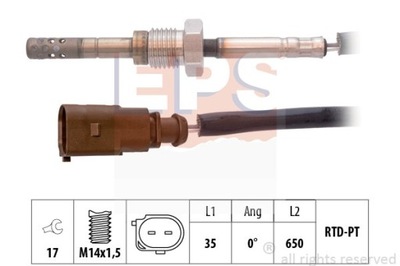 SENSOR TEMPERATURA GASES DE ESCAPE VW  