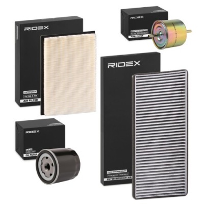 Набор фильтров ridex 4055f28308 do ford fiesta mk4 хэтчбек jas, jbs фото №1