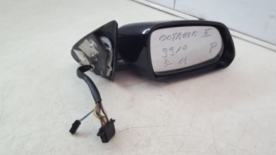Зеркало правое 14pin 9910 skoda octavia ii фото №1