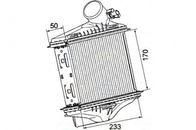 BEHR-HELLA INTERCOOLER AUŠINTUVAS ORO DOLADOW 