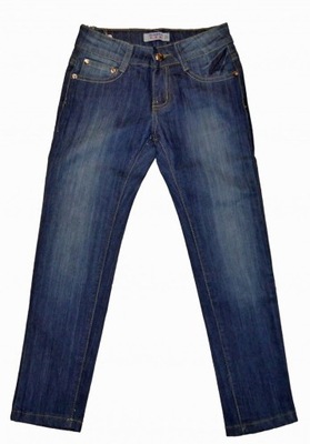 JEANSY Spodnie jeansowe, dziewczęce 170/176