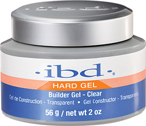 IBD Hard Builder Gel LED/UV stavebný gél Clear 56g