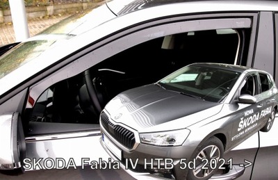 DEFLECTORES VENTANAS PARTE DELANTERA SKODA FABIA IV DE 2021- HEKO  