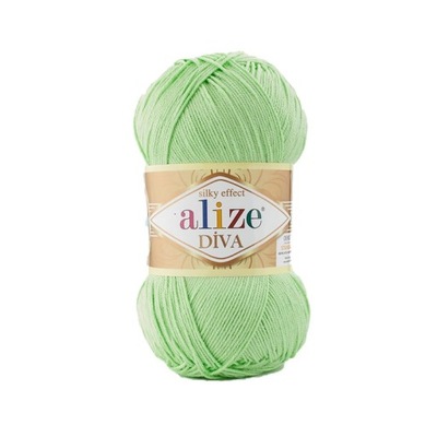 Włóczka Alize Diva 041 / jasna zieleń