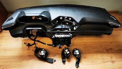 Peugeot 208 ii 19- консоль карбон bez кнопка старт/стоп фото №1