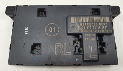 Модуль блок управления дверь mercedes w203 2038700126 фото №1
