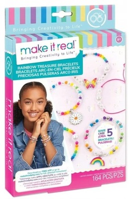 Make It Real Zestaw do tworzenia bransoletek Rainbow Treasure