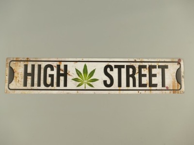 BLASZANY SZYLD - HIGH STREET THC