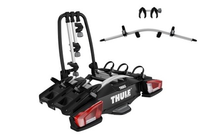 PLATAFORMA MALETERO SOPORTE BICICLETAS AL BARRA DE REMOLQUE 4 BICICLETAS THULE VELOCOMPACT 926+1  