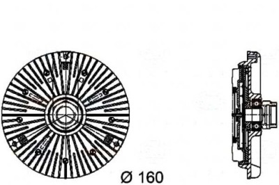 Behr hella вязкостная муфта сцепление вязкостная [behr hell фото №1