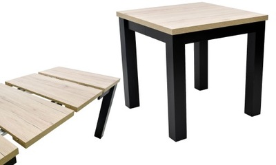solidny, rozkładany stół, kwadratowy stół, stół