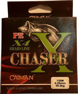 PLECIONKA CAIMAN CHASER 0,18=14,3 kg=135m-ZIELONA