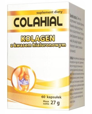 Colahial Kolagen z kwasem hialuronowym - 60 kaps.