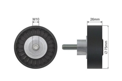 ROLLO TENSOR CORREA WIELOROWKOWEGO AUDI A4 B7 A4 B8, A5, A6 ALLROAD C6  