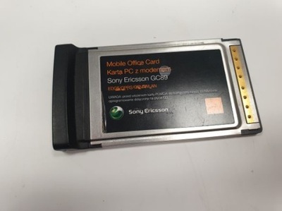 Karta PC z modemem modem Sony Ericsson GC89 PCMCIA