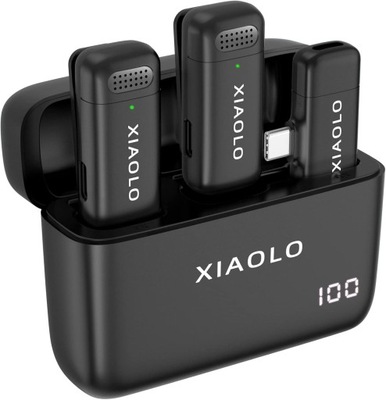 XIAOLO MIKROFONY DO SMARTFONA BEZPRZEWODOWE ANDROID TYPE USB-C