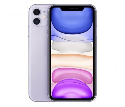 Zafoliowany Apple iPhone 11 64GB Fioletowy F23%