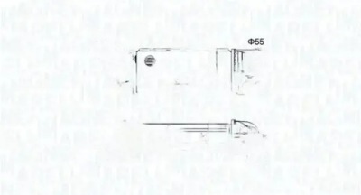Радиатор воздуха интеркулер 351319205120 фото №1