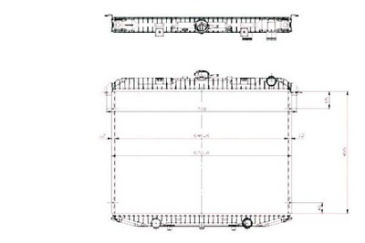 Nrf радіатор nissan terrano ii nrf фото №1
